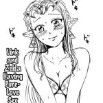 link to zelda ga jun ai ecchi suru manga cover